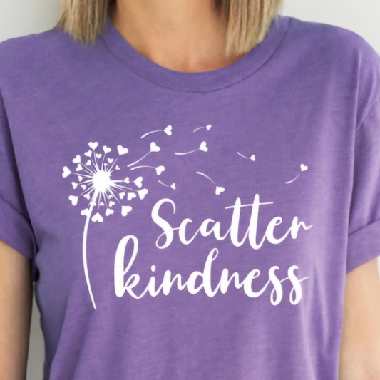 Scatter Kindness Shirt - Screenprint