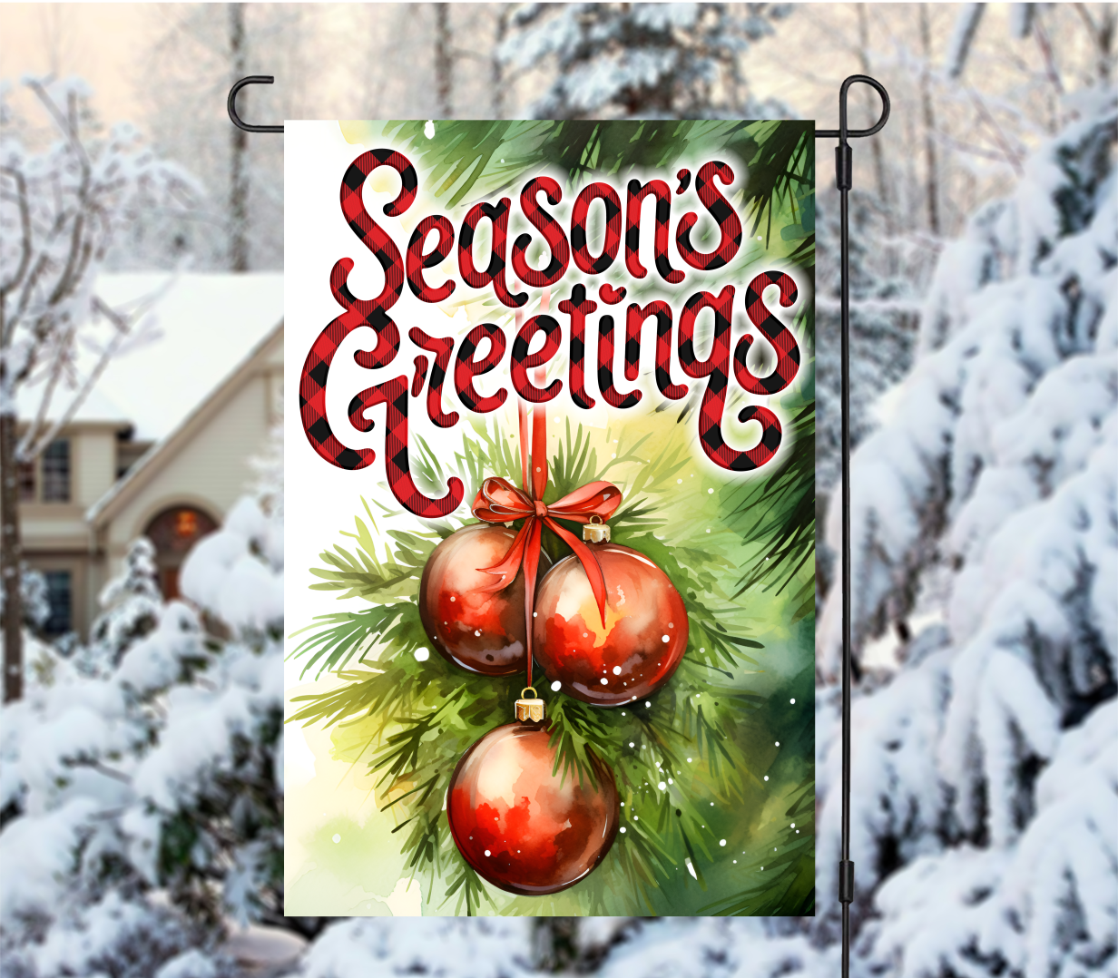 Christmas Garden Flags - Sublimation