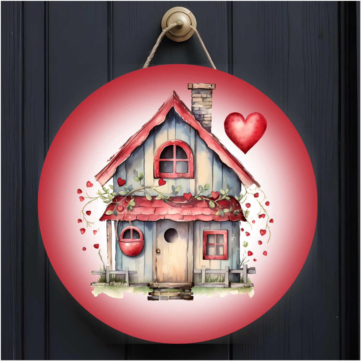 10" Valentine's Day Door Hangers - Sublimated