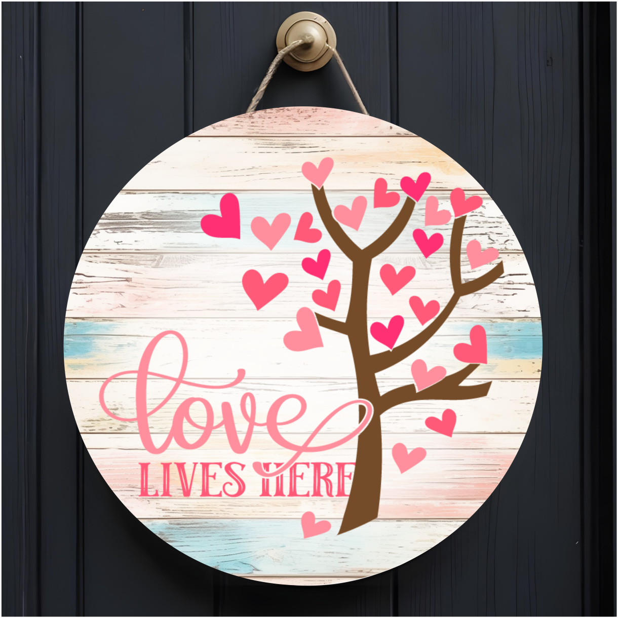 10" Valentine's Day Door Hangers - Sublimated