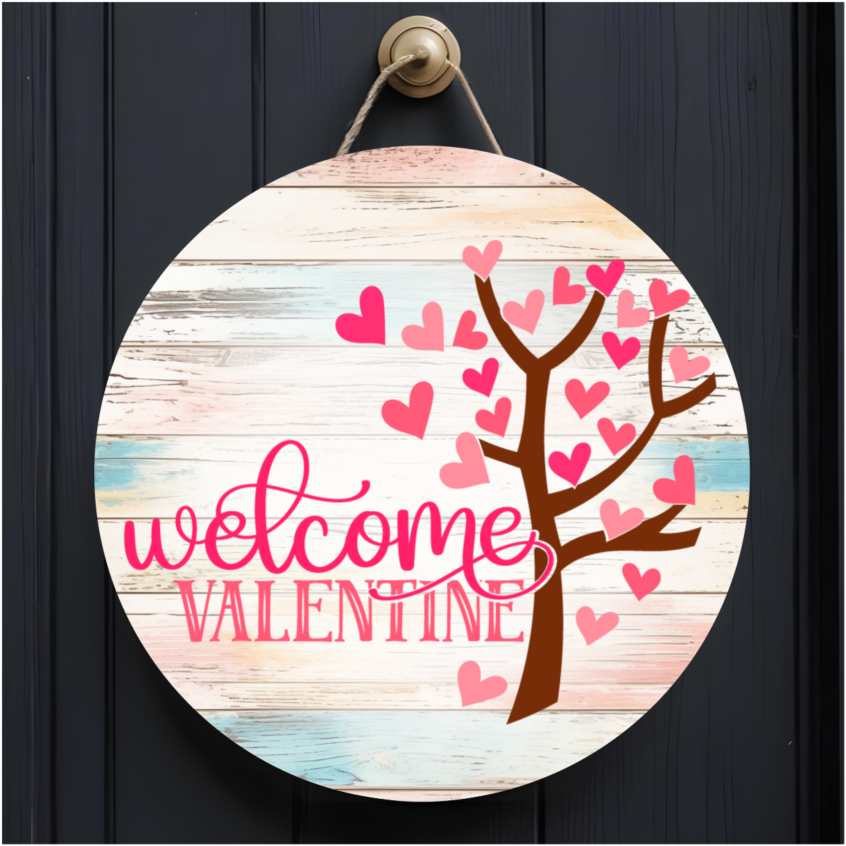 10" Valentine's Day Door Hangers - Sublimated