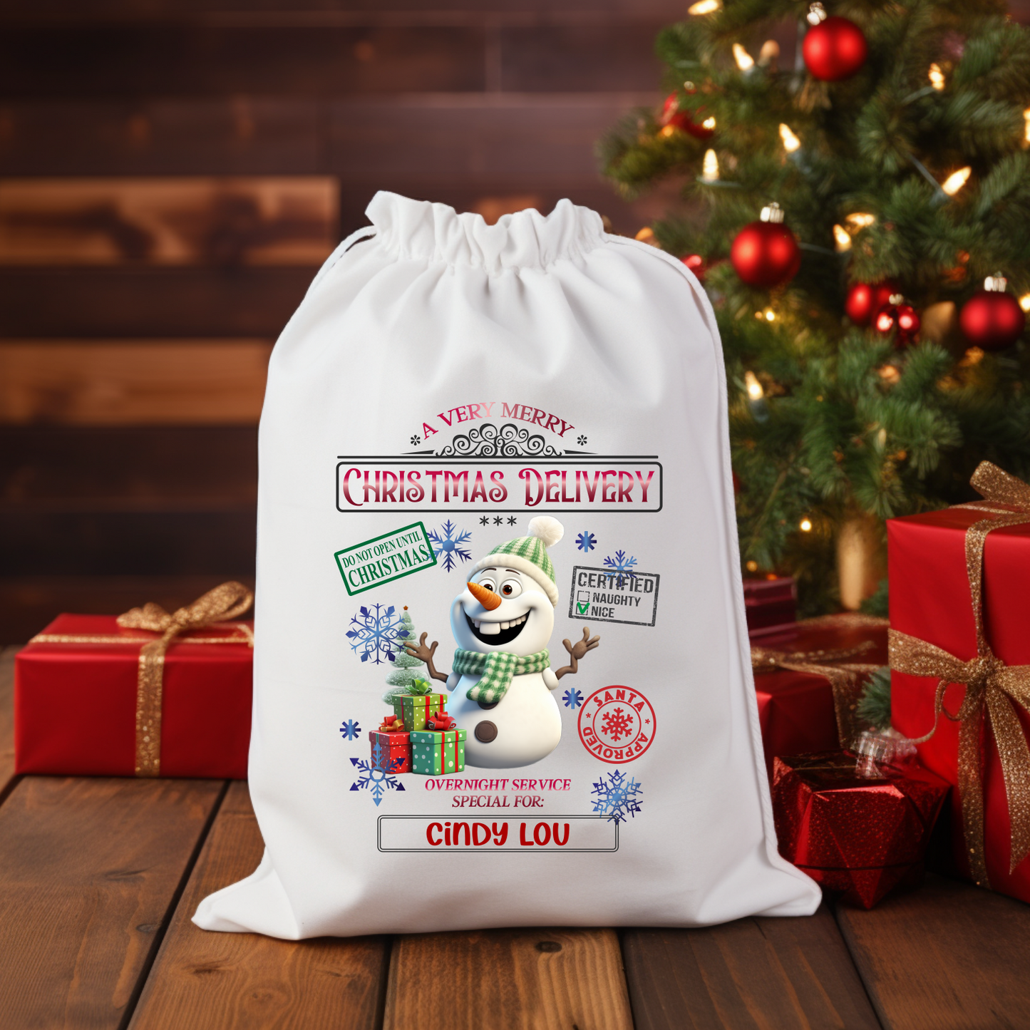 Personalized Santa Sack