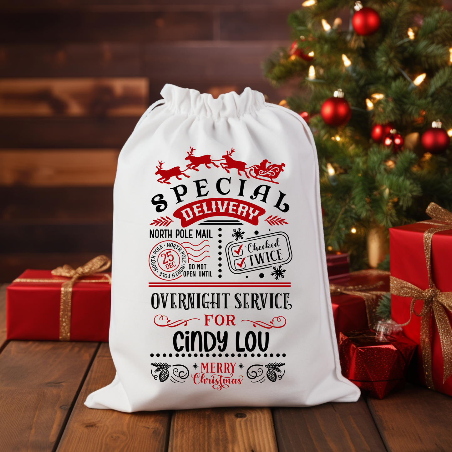 Personalized Santa Sack