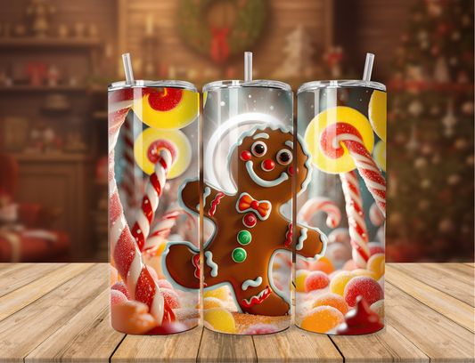 Sweet Gingerbread Man Tumbler