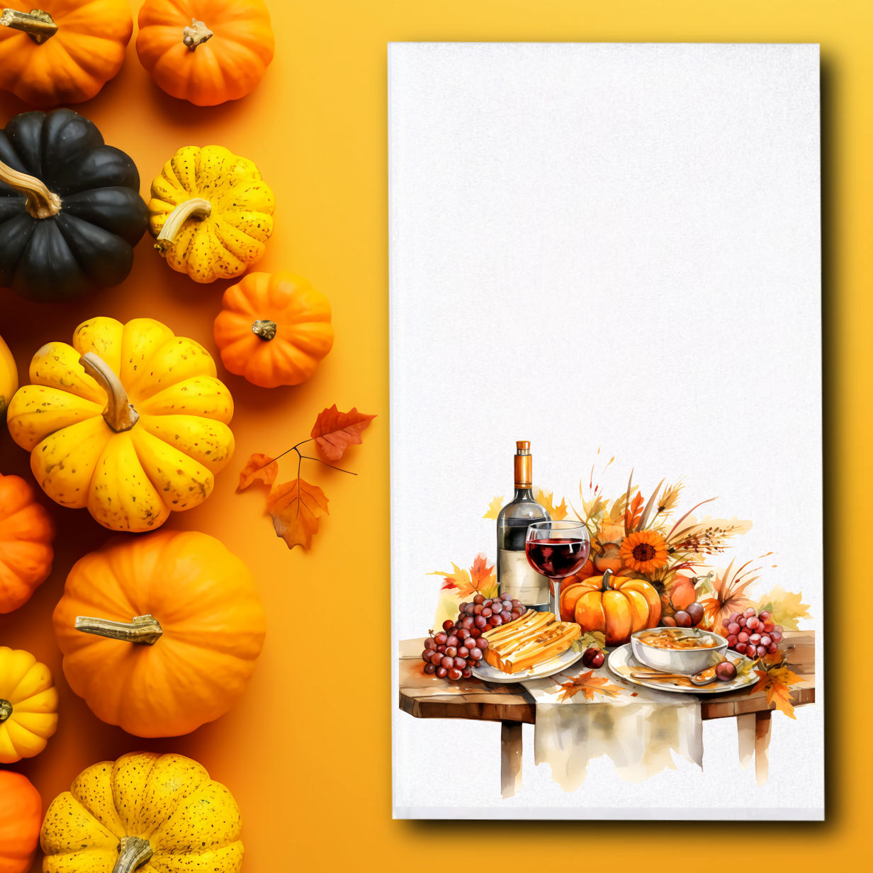 Thanksgiving Dinner Towels - Sublimation