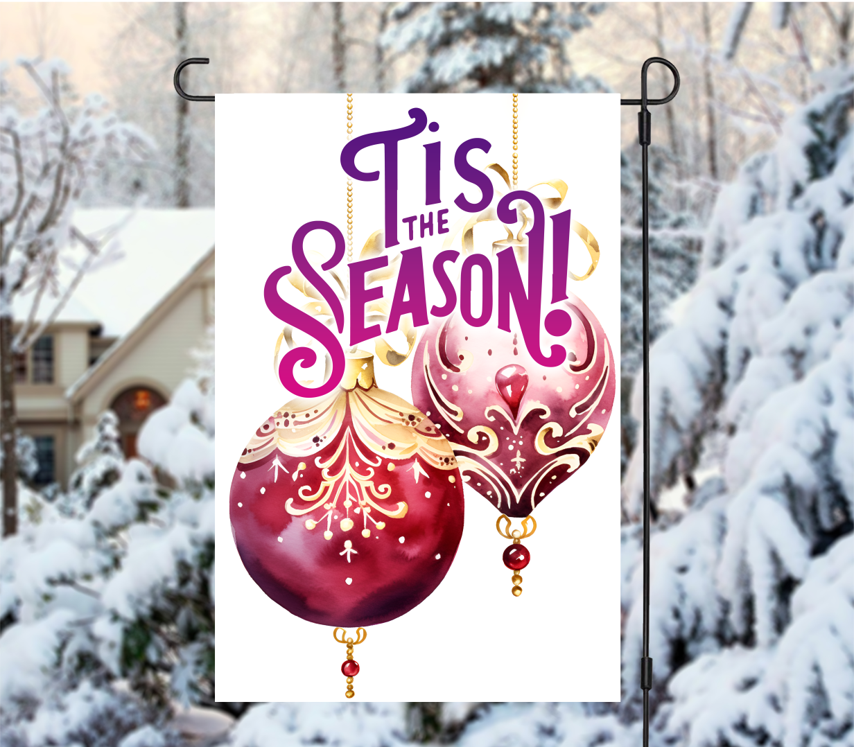 Christmas Garden Flags - Sublimation