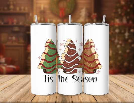 Tis The Season Cakes Tumbler