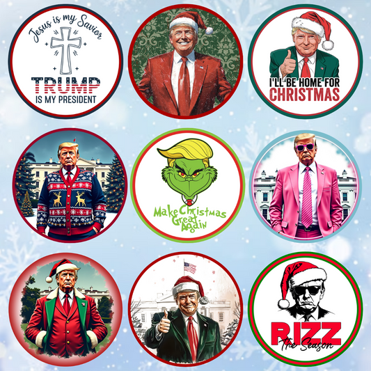 Trump Ornament Set OR223- Sublimation