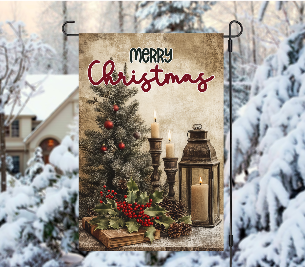 Christmas Garden Flags - Sublimation