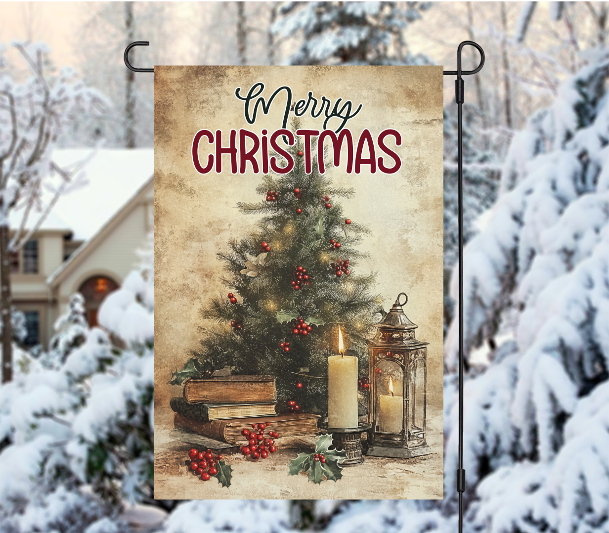 Christmas Garden Flags - Sublimation