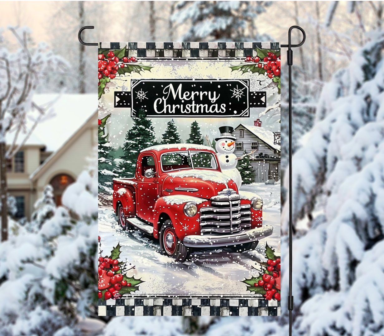 Christmas Garden Flags - Sublimation