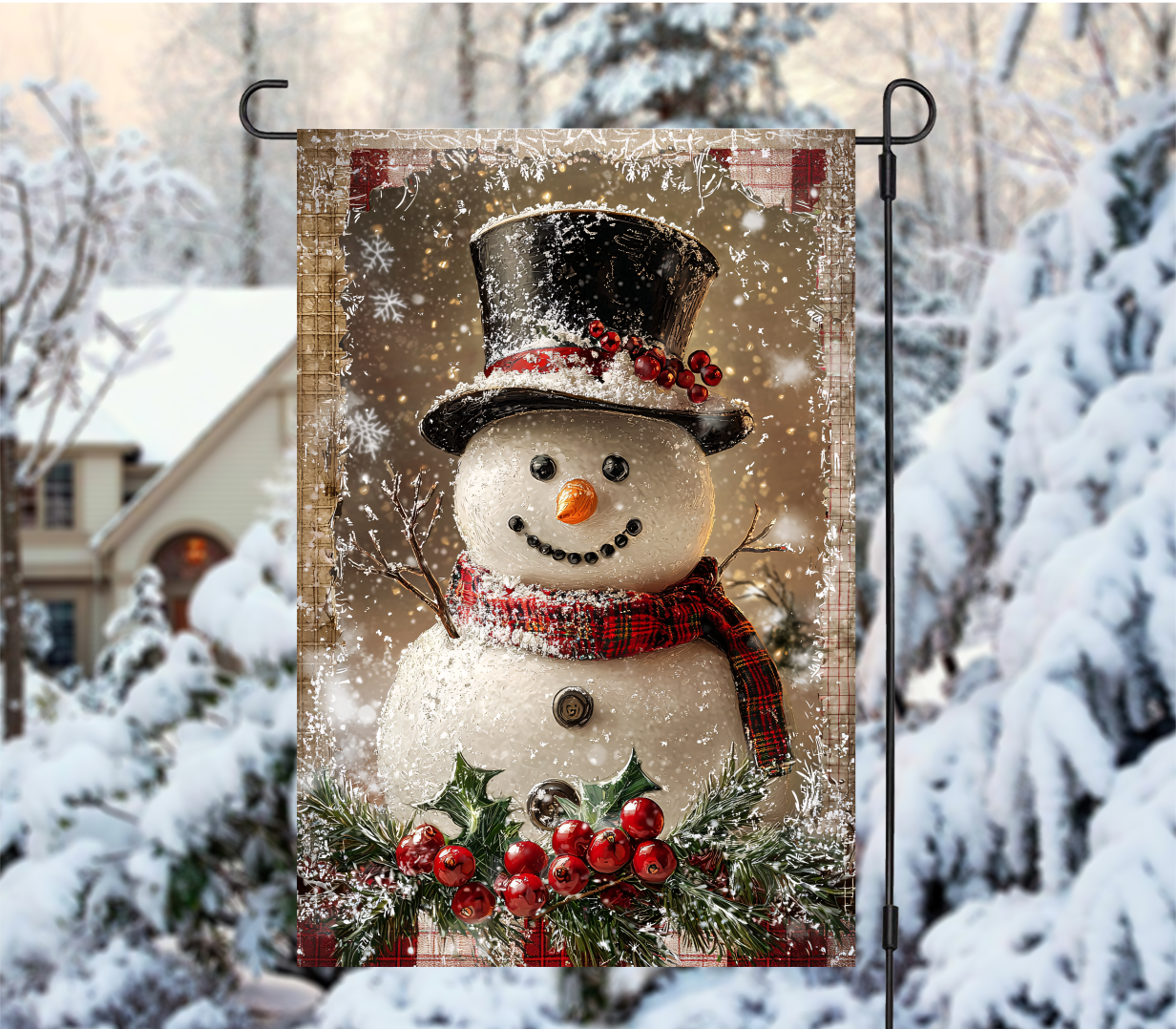 Christmas Garden Flags - Sublimation