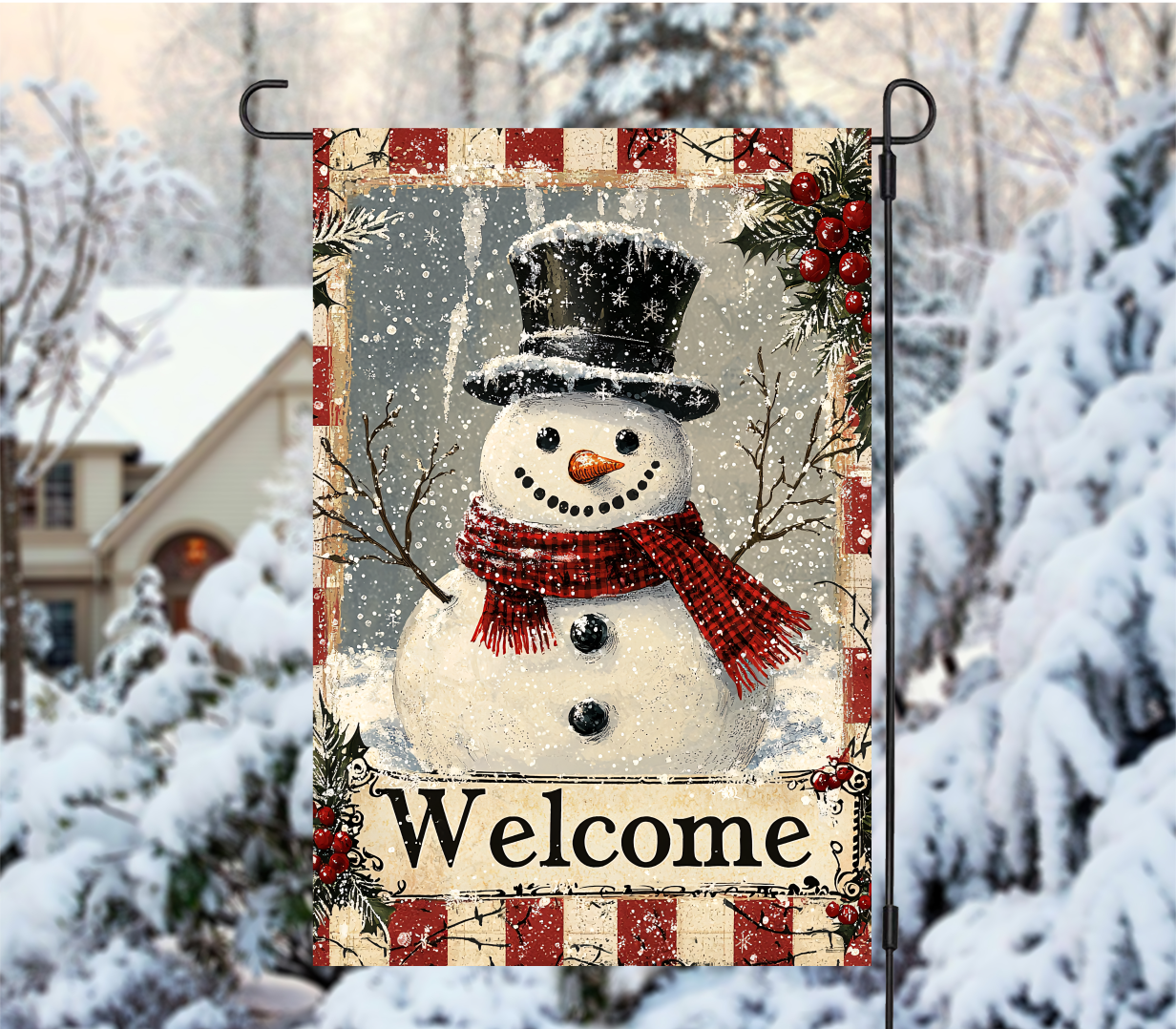 Christmas Garden Flags - Sublimation