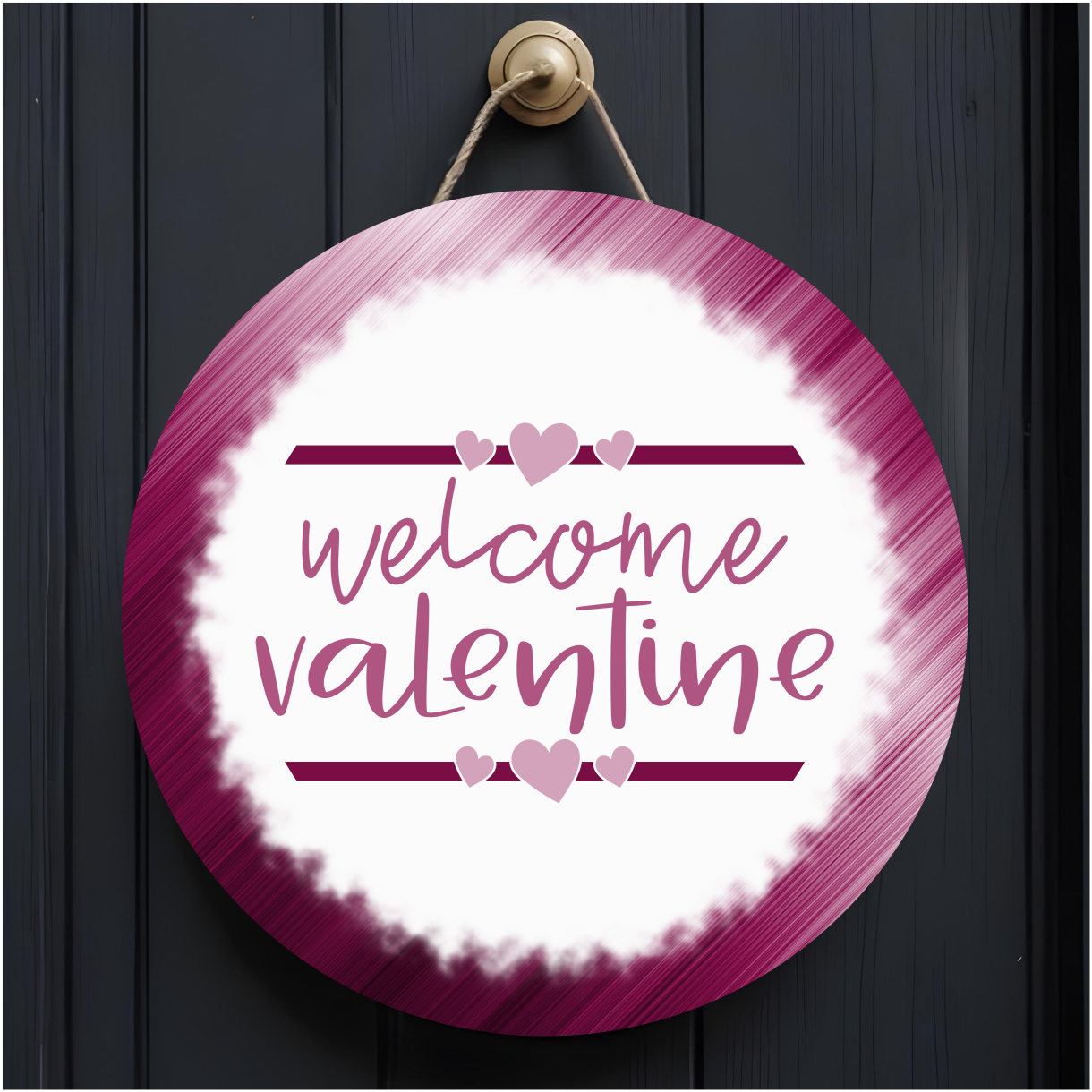 10" Valentine's Day Door Hangers - Sublimated