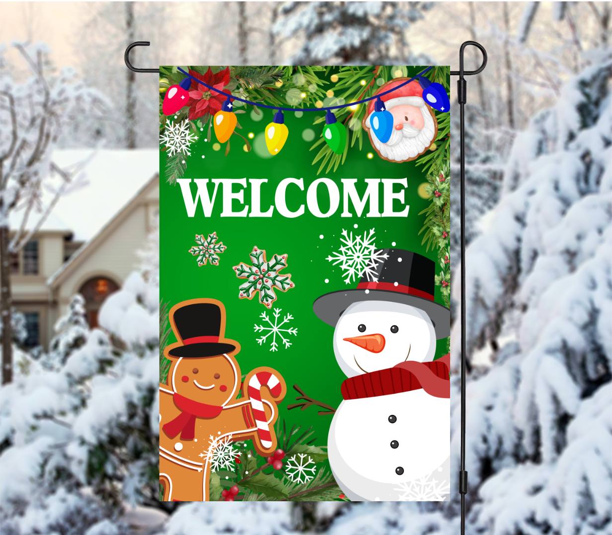 Christmas Garden Flags - Sublimation