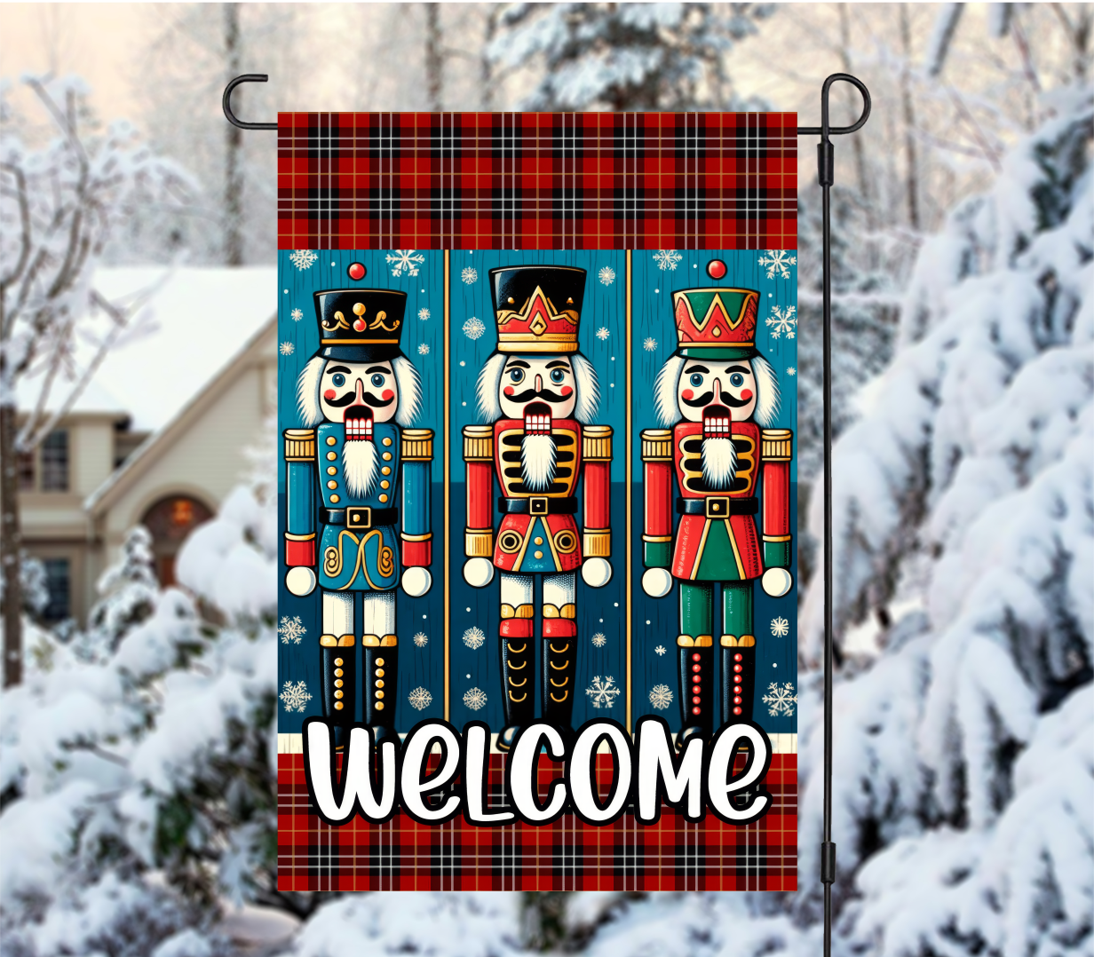 Christmas Garden Flags - Sublimation