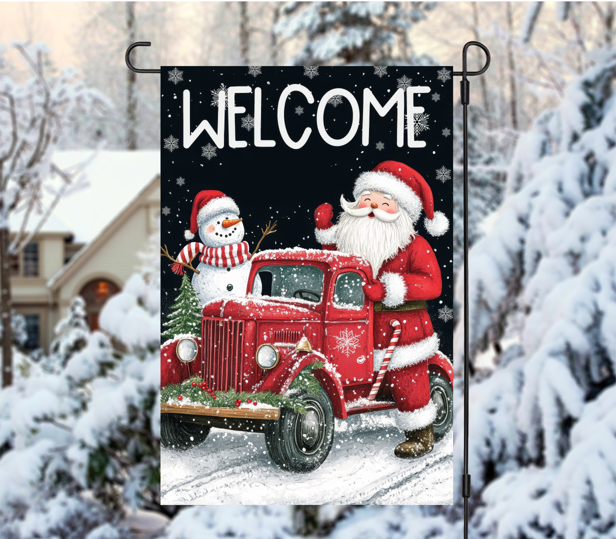 Christmas Garden Flags - Sublimation