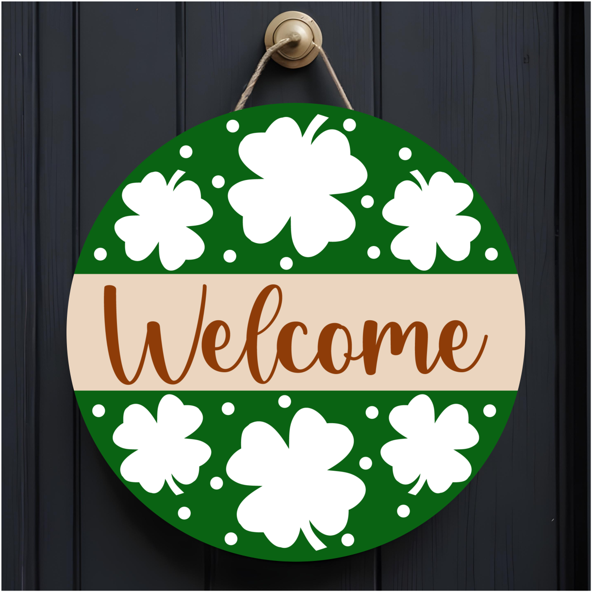 10" St Patrick's Day Door Hangers - Sublimated