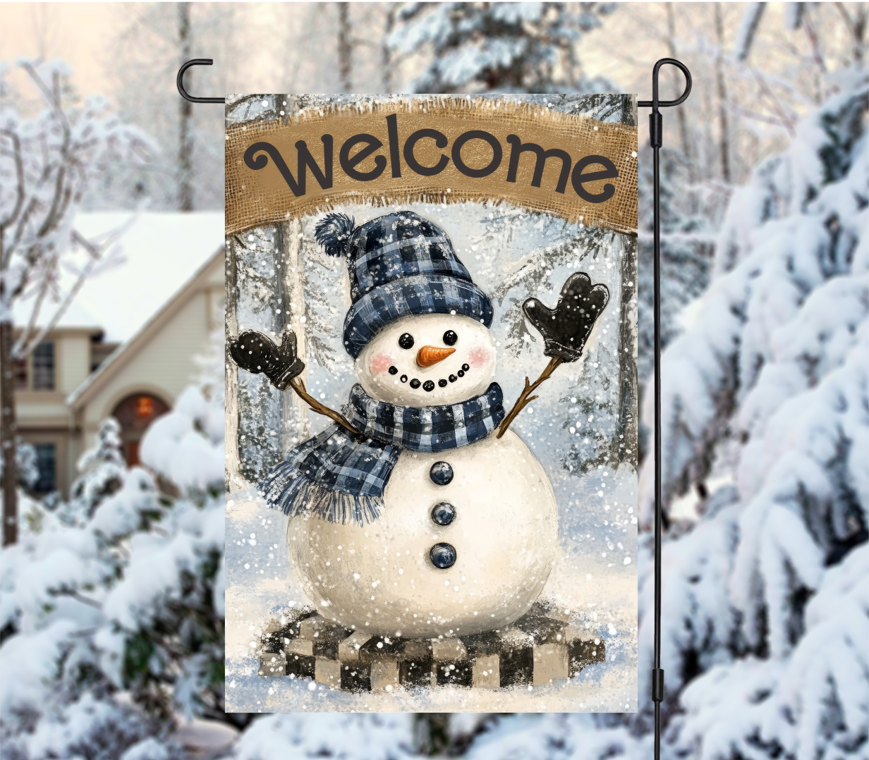 Christmas Garden Flags - Sublimation