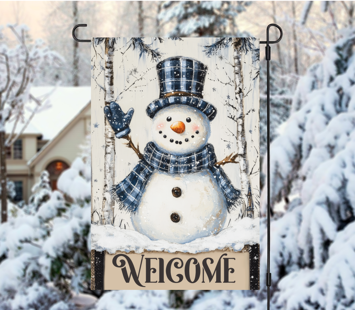 Christmas Garden Flags - Sublimation