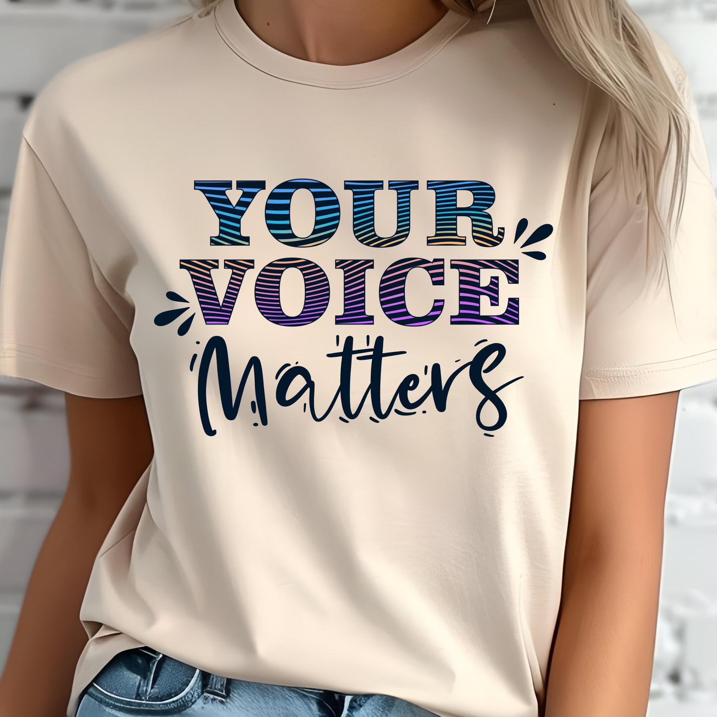 Your Voice Matters Shirt - Screenprint